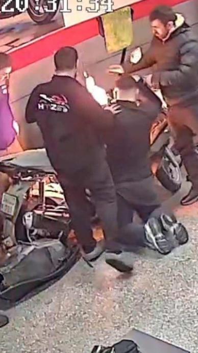 Tamir ederken kendileri yandı!