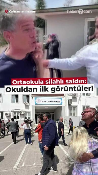 Kahramanmaraş&rsquo;ta okulda silah sesleri