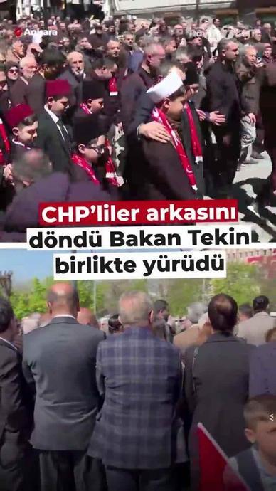 Bakan Tekin mehteran takımıyla y&uuml;r&uuml;d&uuml;!