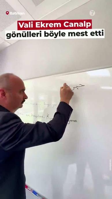 Vali Ekrem Canalp g&ouml;n&uuml;lleri b&ouml;yle mest etti