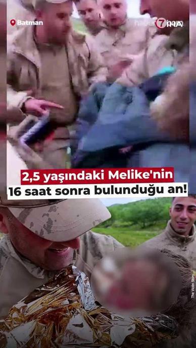2,5 yaşındaki Melike b&ouml;yle bulundu!