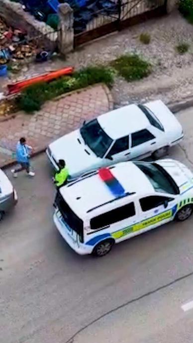 Polis adım adım takip etti cezayı kesti