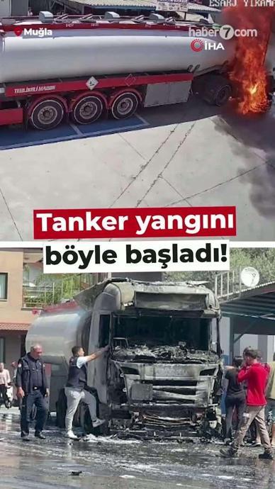 Yangın b&ouml;yle başladı!