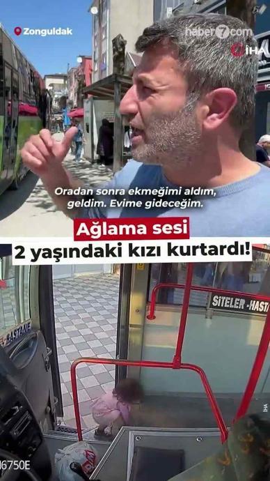 Ağlama sesi 2 yaşındaki kızı kurtardı!