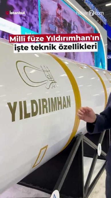 Mill&icirc; f&uuml;ze Yıldırımhan'ın teknik &ouml;zellikleri