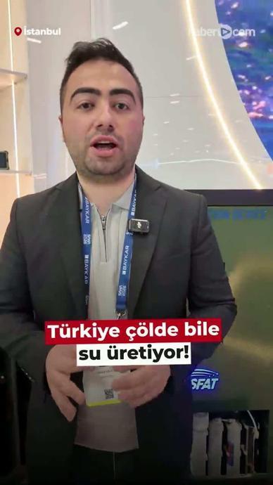 T&uuml;rkiye &ccedil;&ouml;lde bile su &uuml;retiyor!