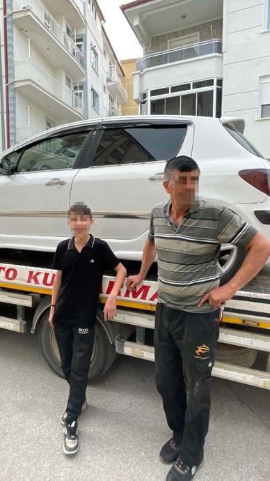 Yakalanan oğluna sitem etti!