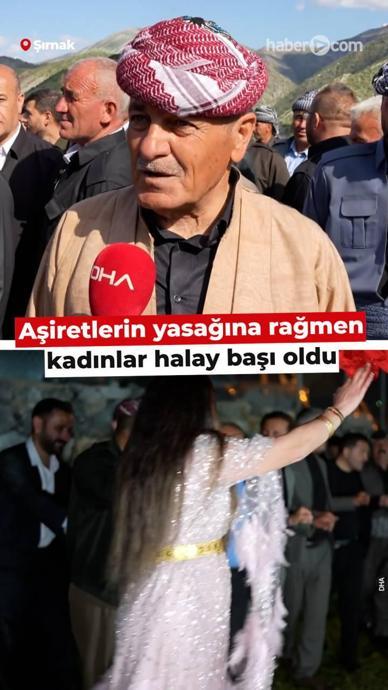Yasağa rağmen kadınlar halay başı oldu