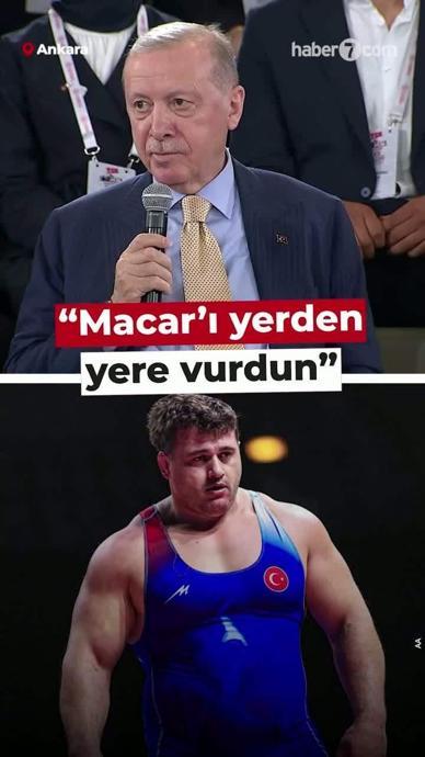 Başkan Erdoğan'dan Rıza Kayaalp'a b&uuml;y&uuml;k &ouml;vg&uuml;!