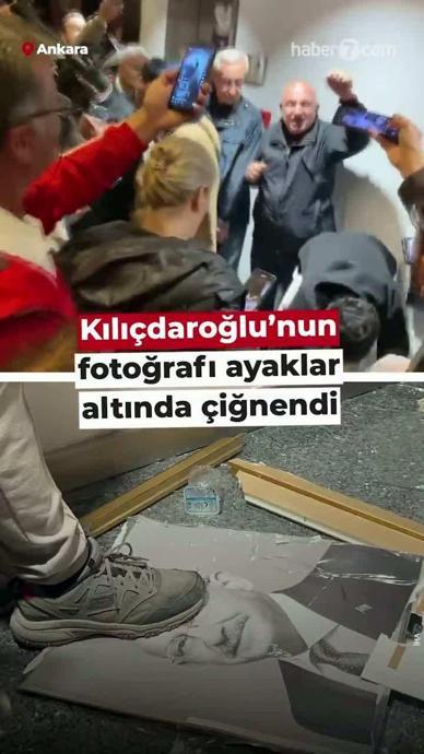 Kılı&ccedil;daroğlu'nun fotoğrafı ayaklar altında!