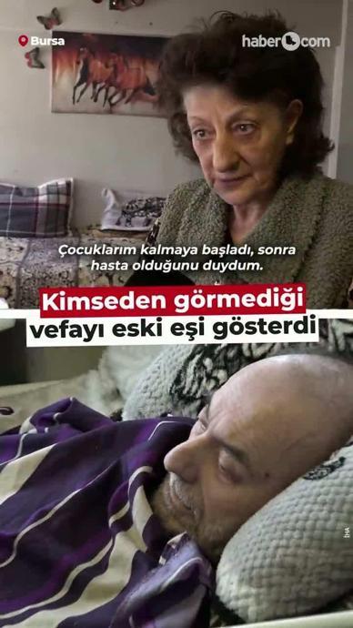 Kimseden g&ouml;rmediği vefayı eski eşi g&ouml;sterdi