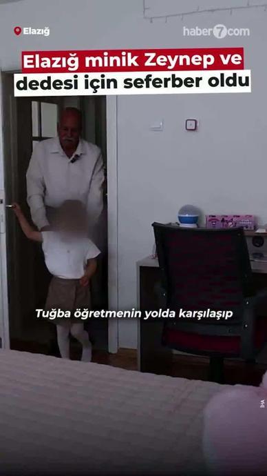 Minik Zeynep ve dedesi yeni evlerine kavuştu