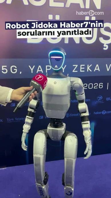 Robot Jidoka Haber7'nin sorularını yanıtladı
