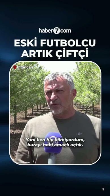 Eski futbolcu artık &ccedil;ift&ccedil;i