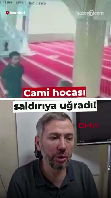 İmama yumruklu saldırı!