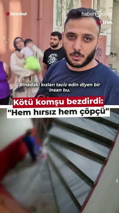 K&ouml;t&uuml; komşu bezdirdi: "Hem hırsız hem &ccedil;&ouml;p&ccedil;&uuml;"