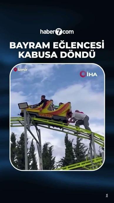 Lunaparkta eğlence kabusa d&ouml;nd&uuml;