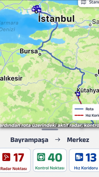 Nerelerde radar var?