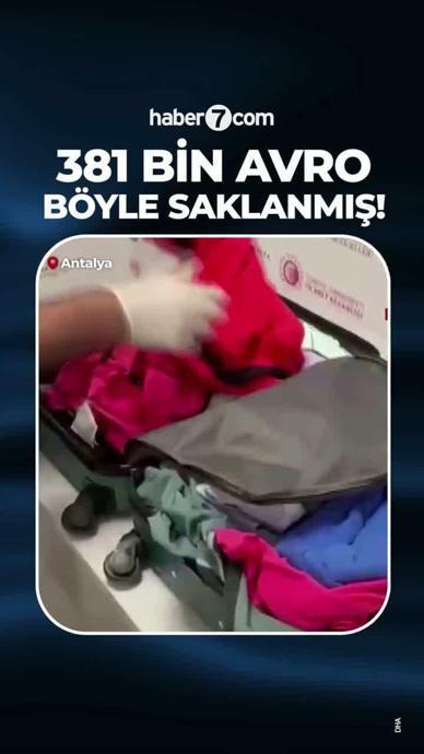 381 bin avro b&ouml;yle saklanmış!