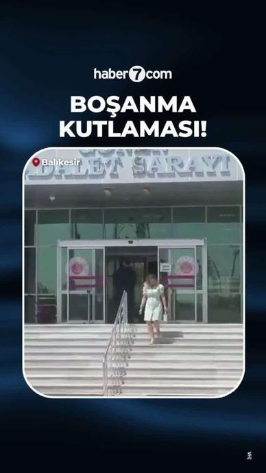 Boşandığı i&ccedil;in kutlama yaptı! 