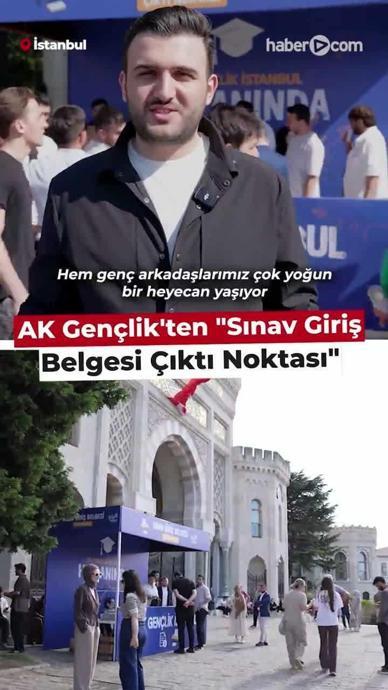 AK Gen&ccedil;lik'ten "Sınav Giriş Belgesi &Ccedil;ıktı Noktası"