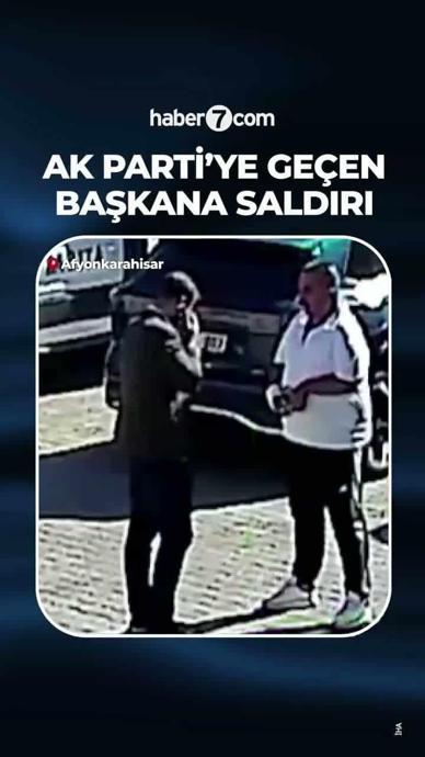 AK Parti'ye ge&ccedil;en başkana saldırı girişimi!