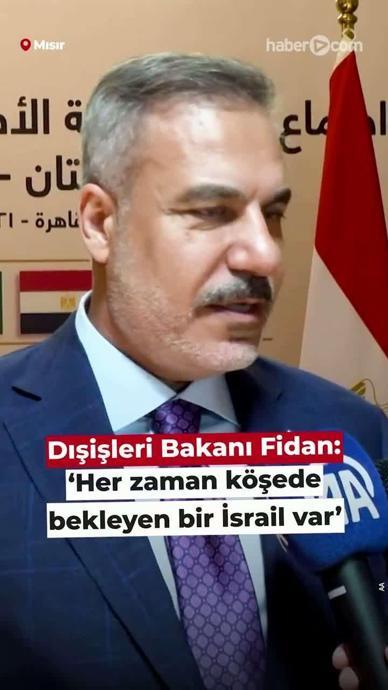 "Her zaman k&ouml;şede bekleyen bir İsrail var,"