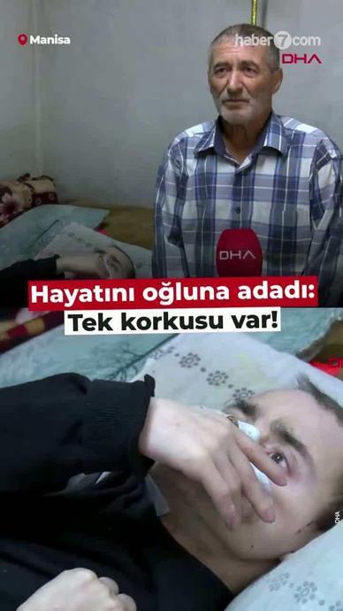Oğluna 40 yıldır tek başına bakıyor 