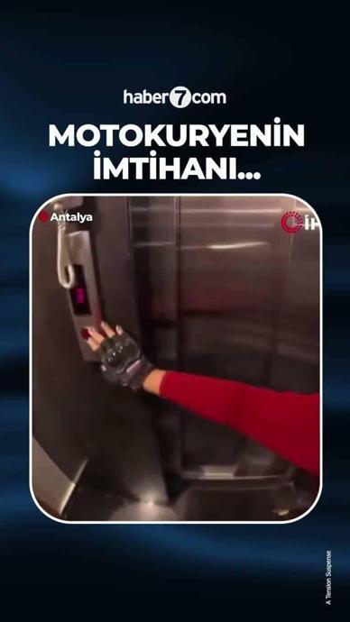 Motokurye ile apartman g&ouml;revlisi karakolluk oldu!