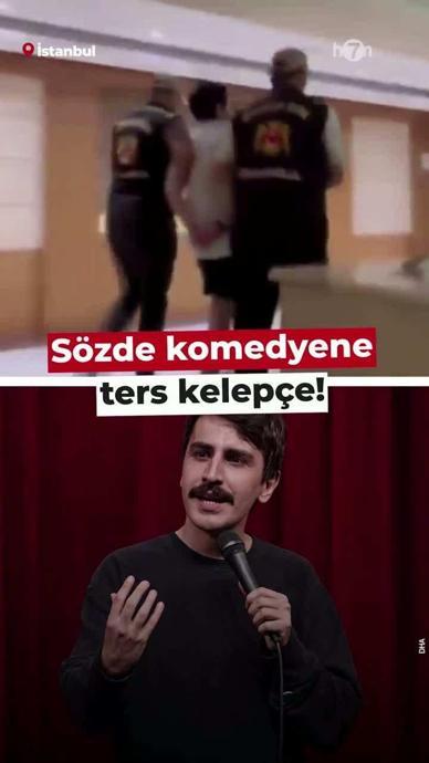 S&ouml;zde komedyene ters kelep&ccedil;e