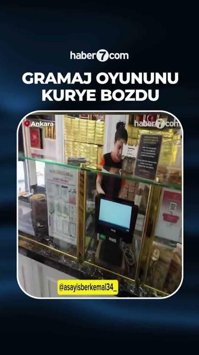 Gramaj oyununu kurye bozdu