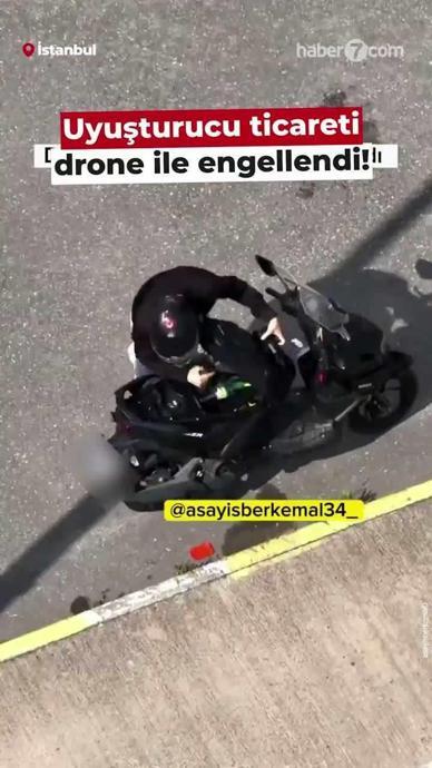 Uyuşturucu ticareti drone ile engellendi!