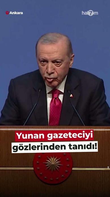 Yunan gazeteciyi g&ouml;z&uuml;nden tanıdı!