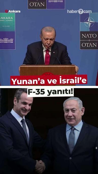Yunan'a ve İsrail'e F-35 yanıtı!
