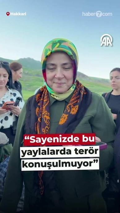 "Sayenizde bu yaylalarda ter&ouml;r konuşulmuyor"
