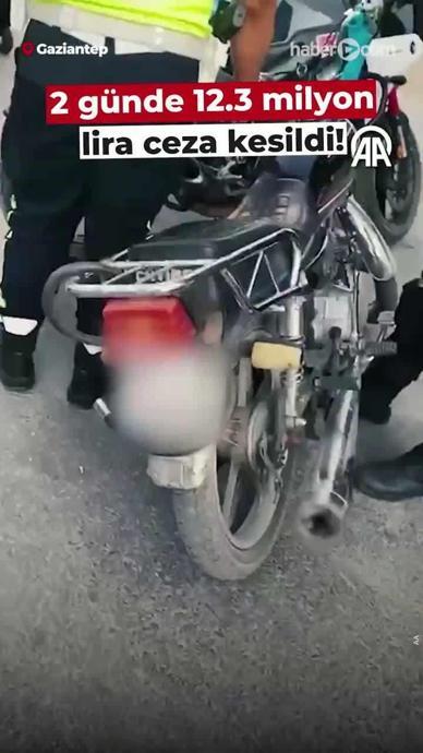 2 g&uuml;nde 12 milyon 319 bin 981 lira ceza kesildi!