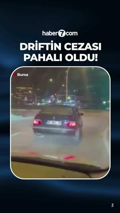Driftin cezası pahalı oldu!