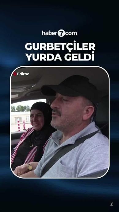 Gurbet&ccedil;iler yurda giriş yaptı
