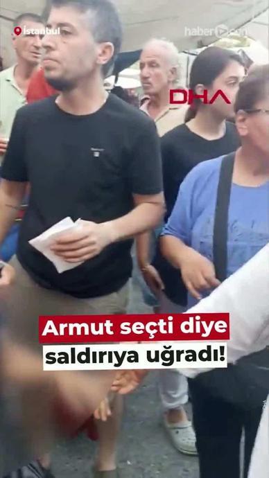 Armut se&ccedil;ti diye saldırıya uğradı!