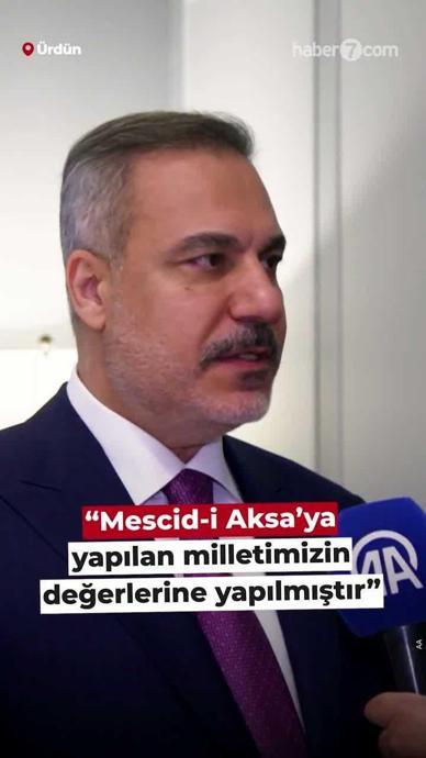 "Mescid-i Aksa'ya yapılan milletimize yapılmıştır"