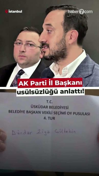 &Uuml;sk&uuml;dar'da yapılan usuls&uuml;z se&ccedil;im!