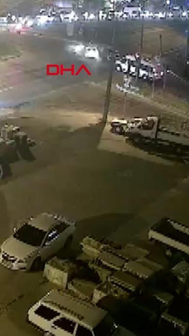 5 kişinin yaralandığı korkun&ccedil; kaza kamerada!