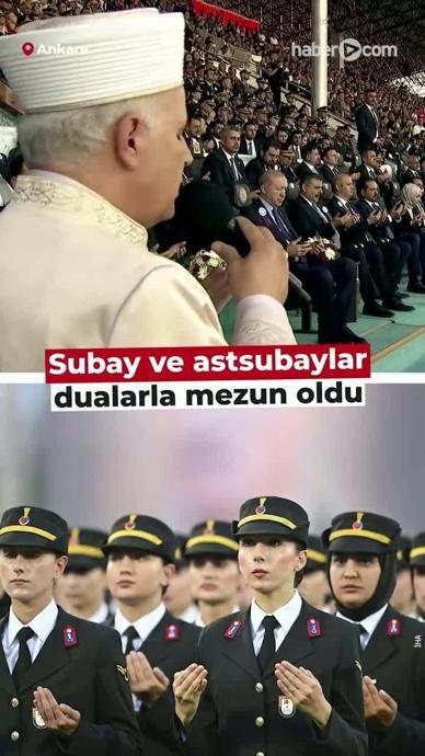 Subay ve astsubaylar dualarla mezun oldu