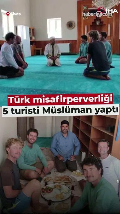 T&uuml;rk misafirperverliği M&uuml;sl&uuml;man yaptı!