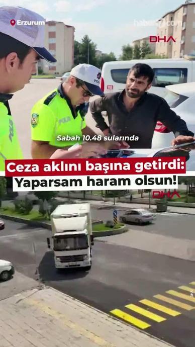 Yediği ceza aklını başına getirdi
