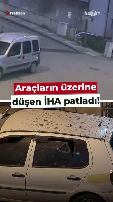 Ara&ccedil;ların &uuml;zerine İHA d&uuml;şt&uuml;!
