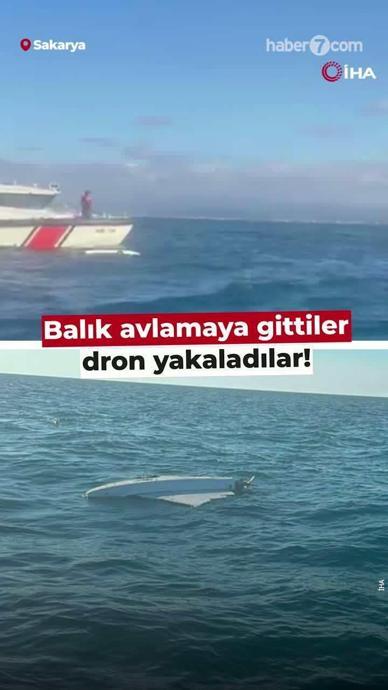 Balık avlamaya gittiler dron yakaladılar!