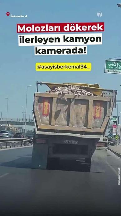 Molozları d&ouml;kerek ilerledi!