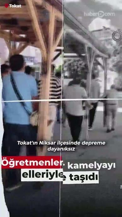 200 metrelik yolu b&ouml;yle gittiler!