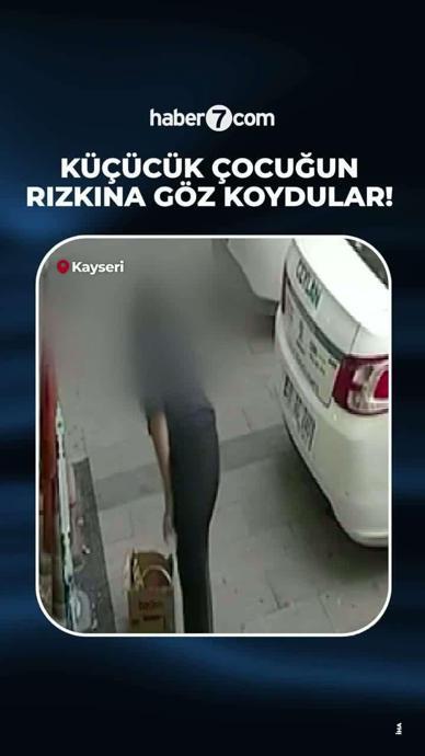 K&uuml;&ccedil;&uuml;c&uuml;k &ccedil;ocuğun bile rızkına g&ouml;z diktiler!